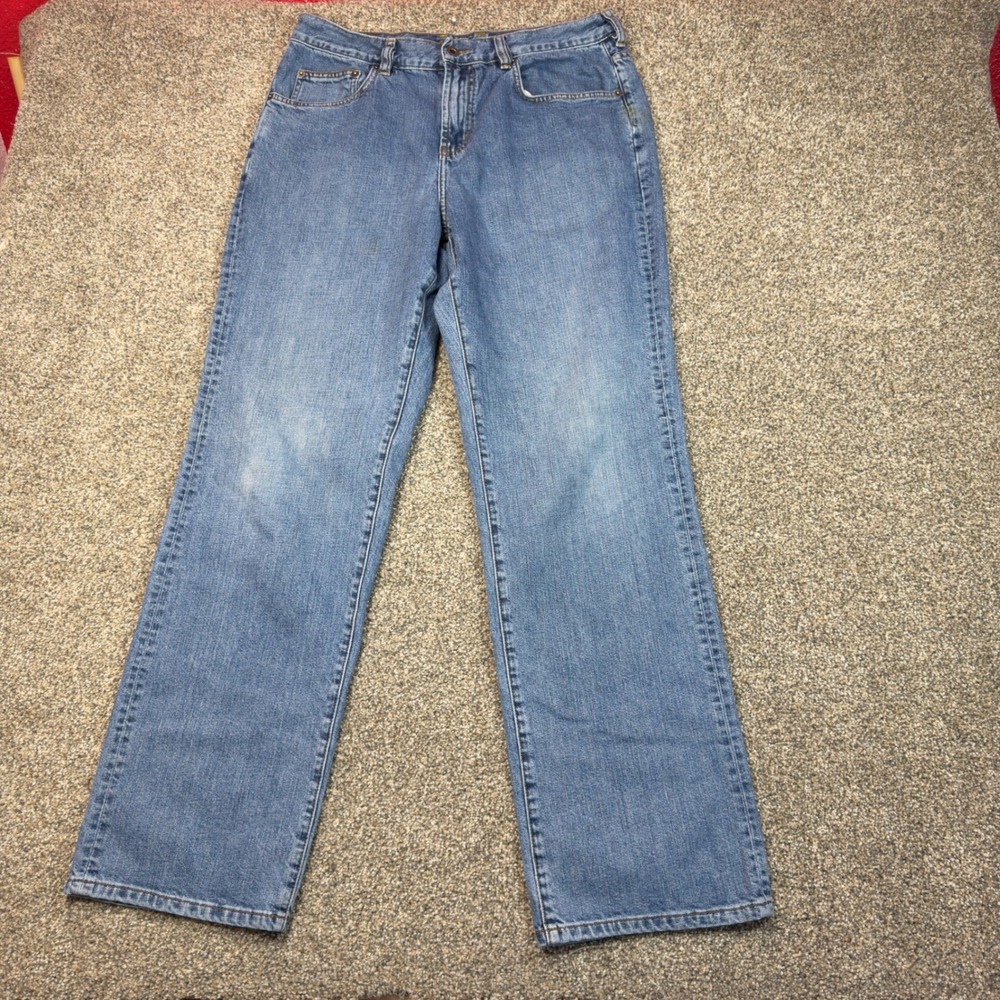 Tommy Bahama Classic Fit Jeans Mens 35x32 Medium Wash Blue Denim 100% Cotton